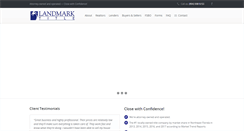 Desktop Screenshot of landmarktitleinsurance.com